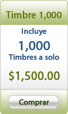 Nuestro plan 1000 incluye 1000 timbres por solo 1500 pesos mas iva