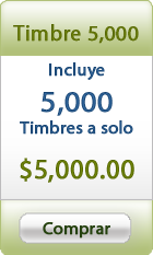 Nuestro plan 5000 incluye 5000 timbres por solo 5000 pesos mas iva