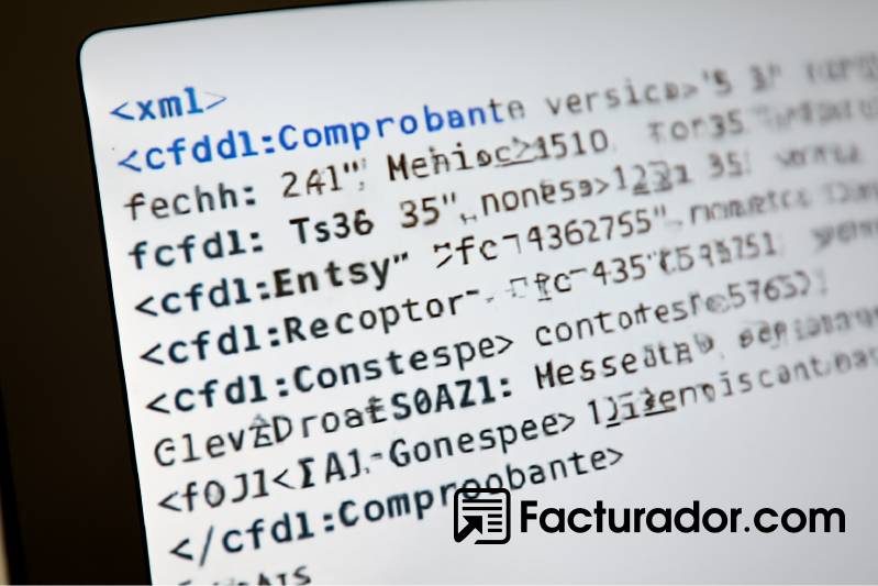 Qué es XML de una factura